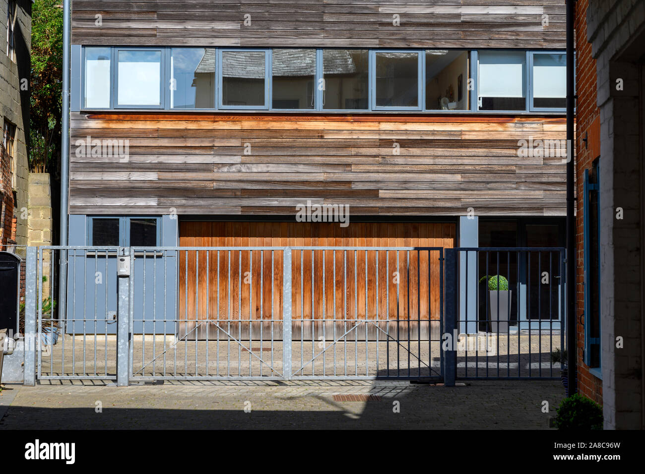 Bassi appartamenti Woodbridge Suffolk REGNO UNITO Foto Stock