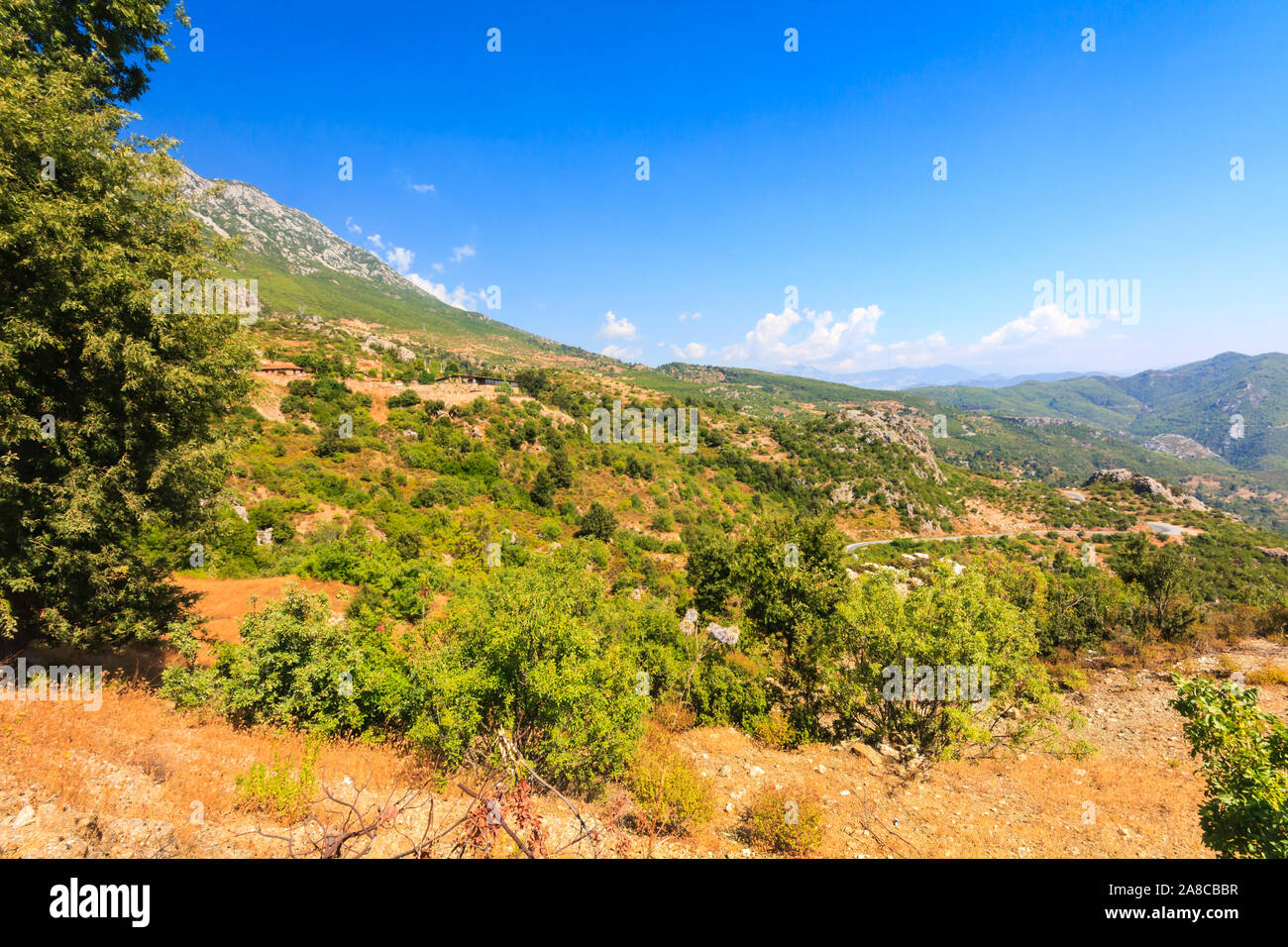 Vista del toro o montagne Toros, Turchia Foto Stock