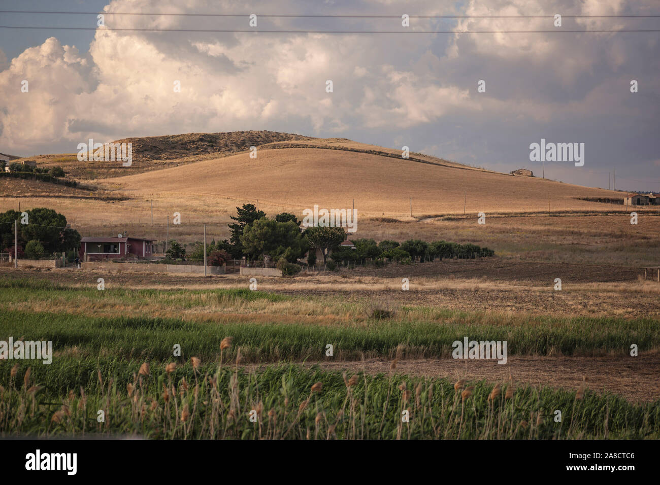 Entroterra siciliano Foto Stock