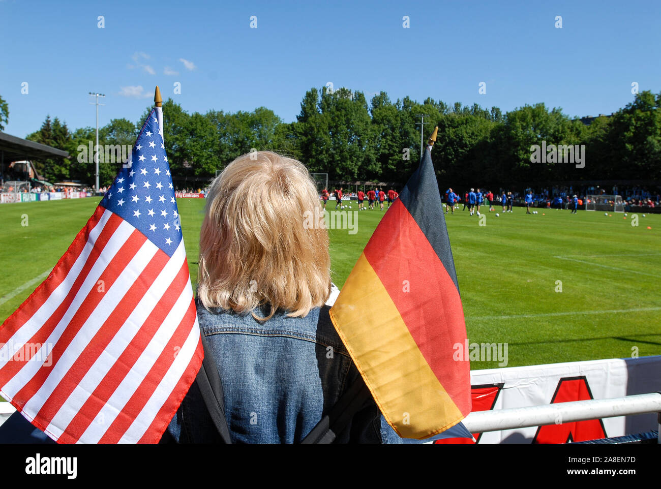 Germania, Amburgo, soccer amicizia gioco Germania-STATI UNITI D'AMERICA Foto Stock