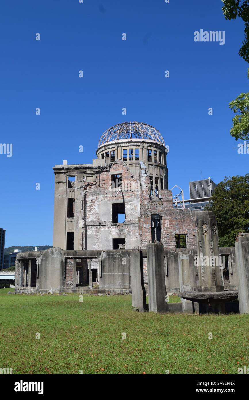 La Cupola della Bomba Atomica edificio in Hiroshima, Giappone Foto Stock