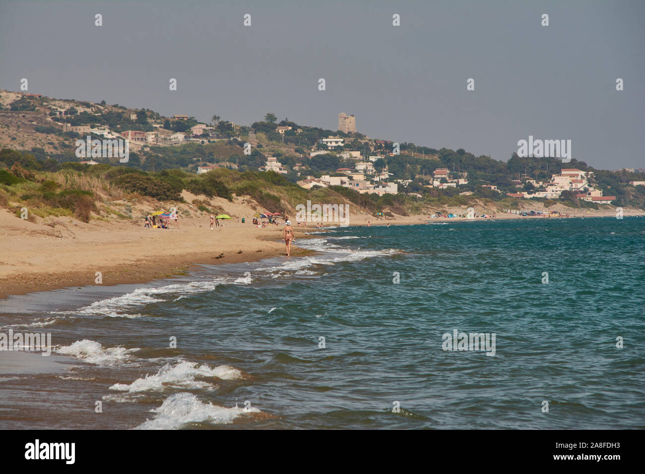 Marina di Butera beach Foto Stock