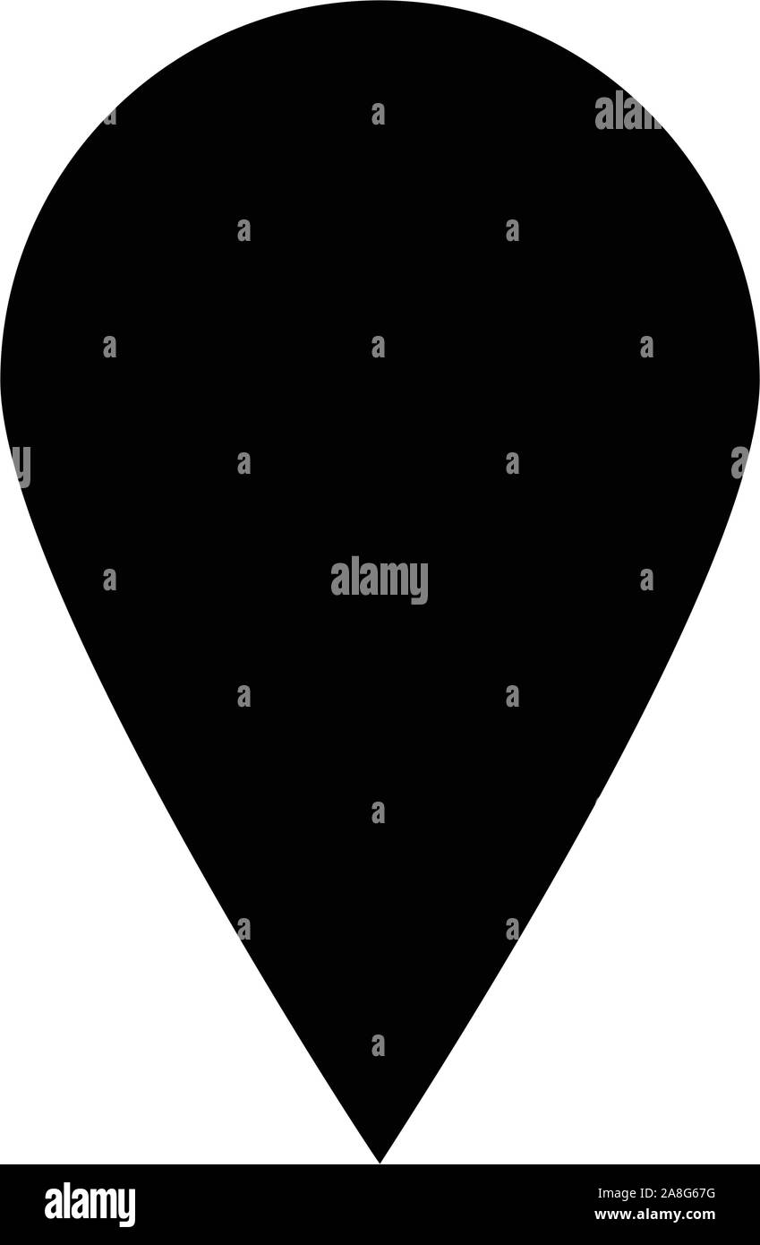 Il pin sulla mappa su sfondo bianco in stile appartamento. mappa icona pin per il vostro web site design, logo, app, UI. mappa e posizione segno. Simbolo mappa bussola locat Illustrazione Vettoriale