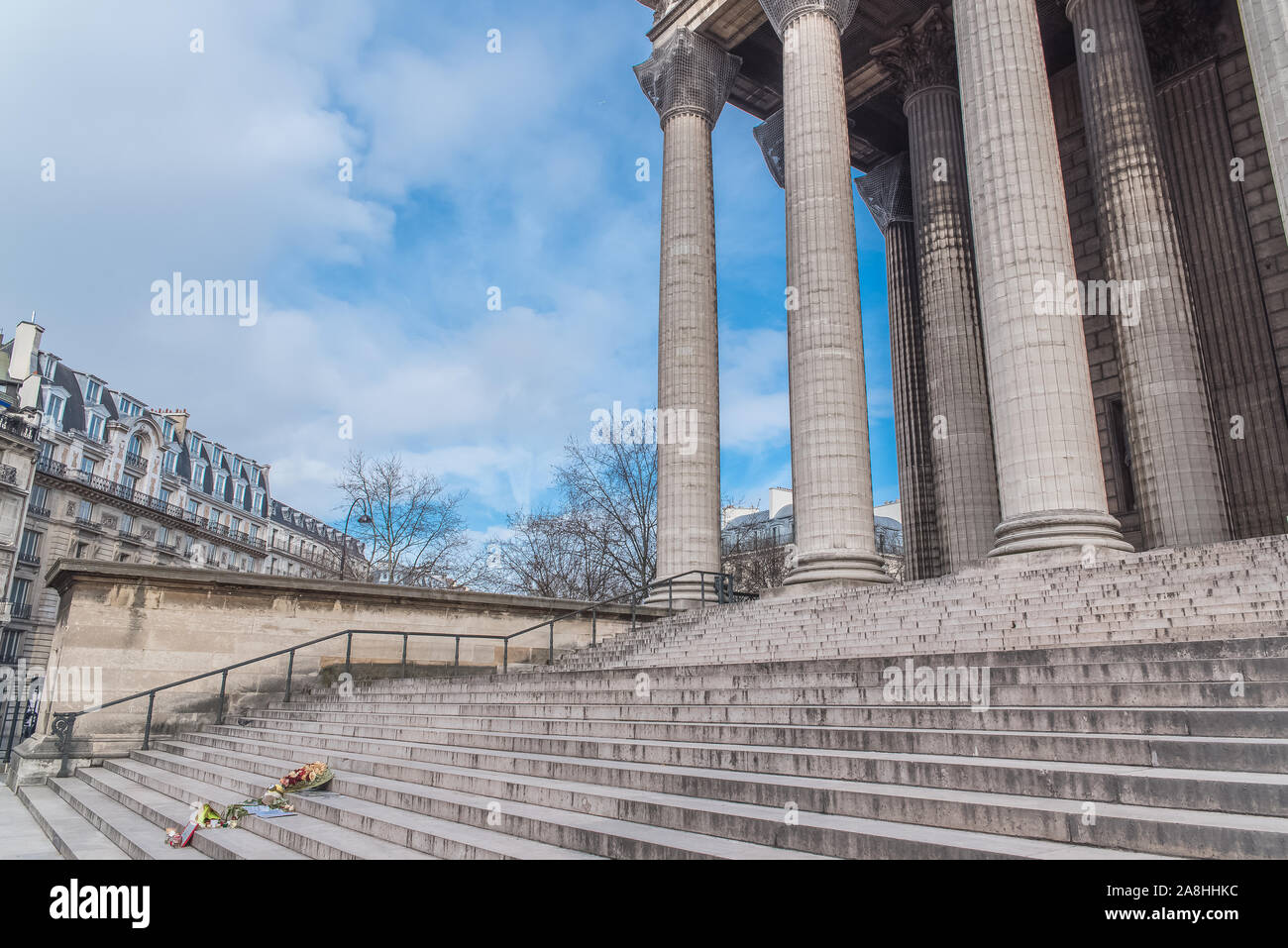 Parigi, Madeleine chiesa, bellissimo monumento nel centro della capitale francese Foto Stock