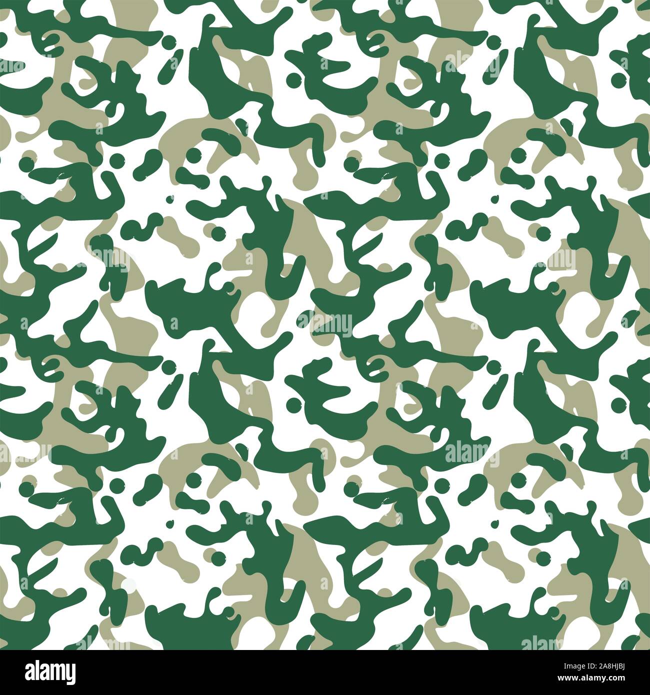 Il camuffamento seamless pattern, esercito background in sfumature di verde,astratta texture militare, tessuto stampa, solier design uniforme. - Vettore Illustrazione Vettoriale