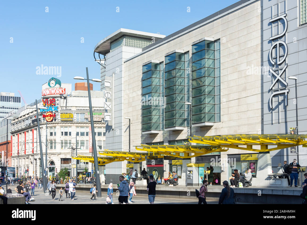 Prossimo negozio in Manchester Arndale Shopping Centre, Exchange Square, Manchester, Greater Manchester, Inghilterra, Regno Unito Foto Stock