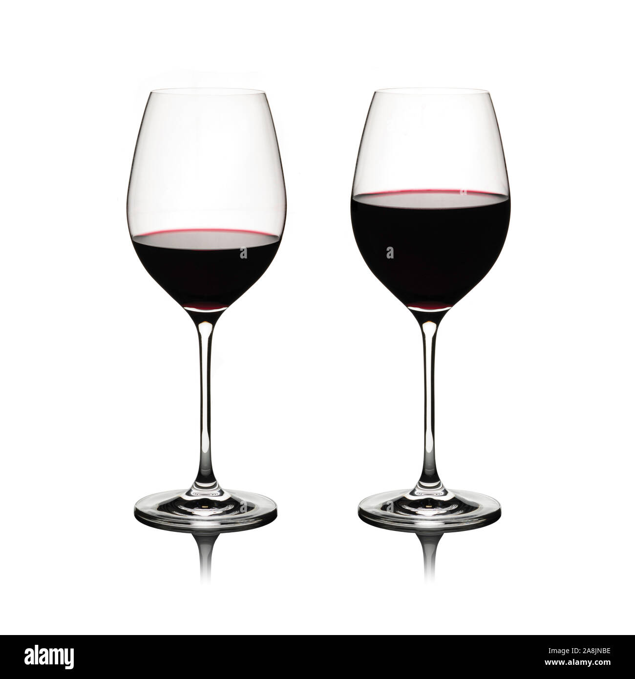 La porzione di vino di controllo per mantenere un peso salutare Foto Stock