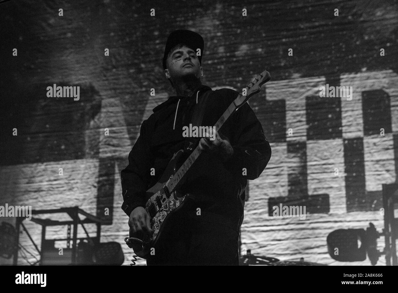 November 8, 2019, Madison, Wisconsin, U.S: Johnny Stevens di altamente sospetto all'Sylvee a Madison, Wisconsin (credito Immagine: © Daniel DeSlover/ZUMA filo) Foto Stock