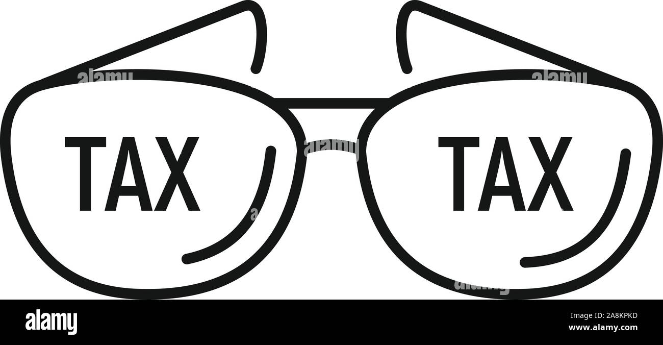 Imposta icona occhiali. Imposta profilo occhiali icona vettore per il web design isolato su sfondo bianco Illustrazione Vettoriale