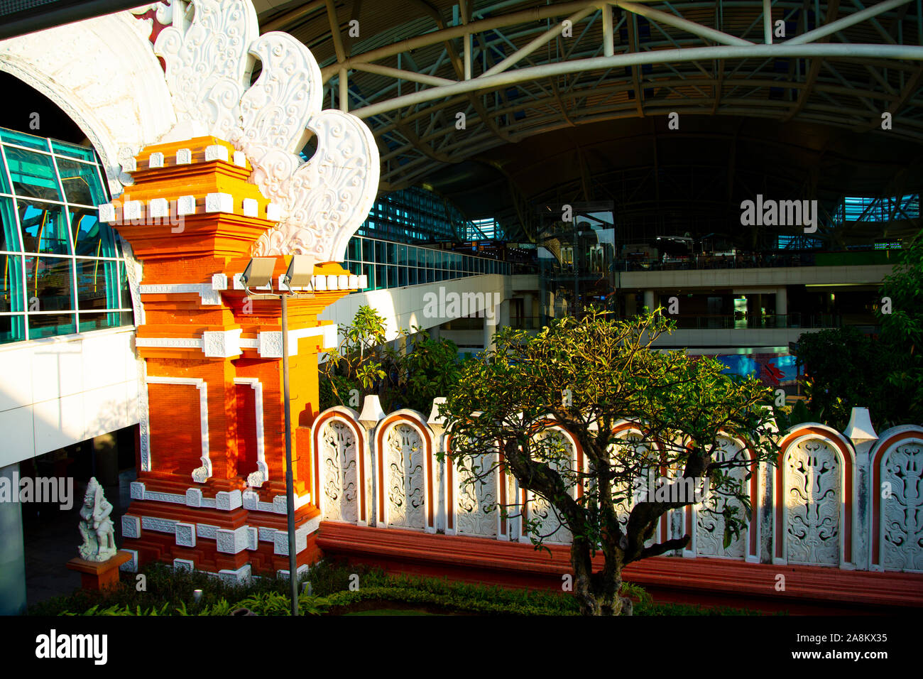 Denpasar, Indonesia - 2 Settembre 2019: Aeroporto Internazionale Ngurah Rai di Bali Foto Stock