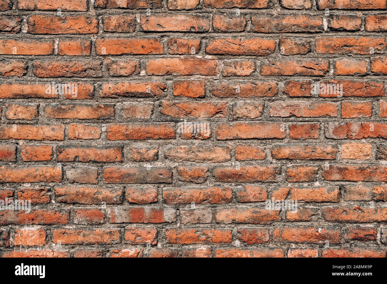 Il vecchio muro di mattoni sfondo texture Foto stock - Alamy