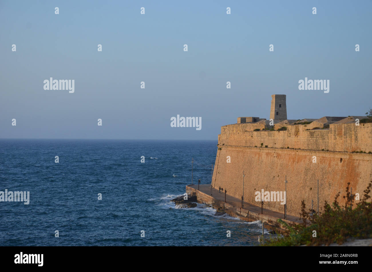 Il Forte Sant'Elmo a La Valletta Foto Stock