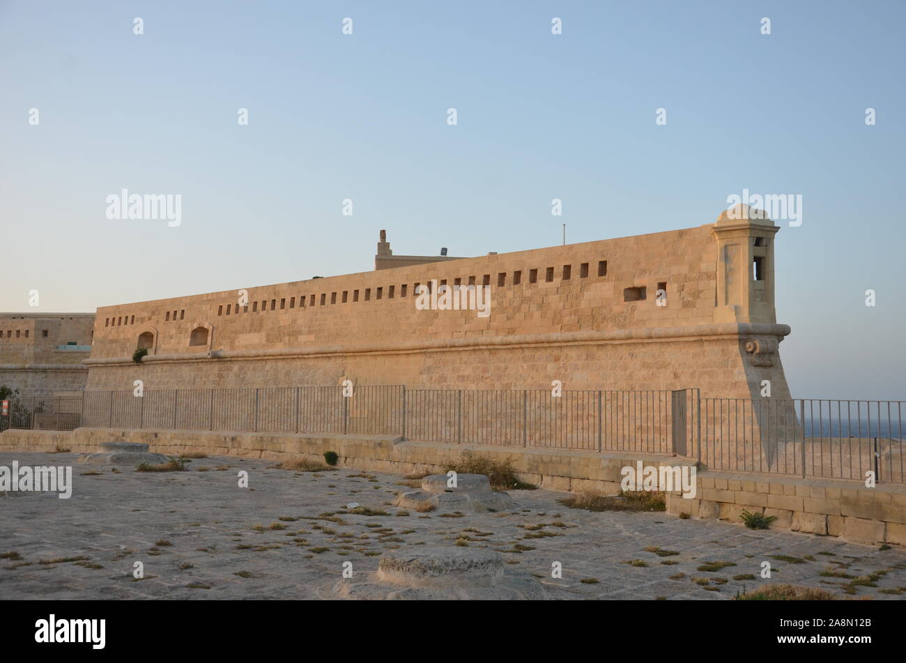 Il Forte Sant'Elmo a La Valletta Foto Stock