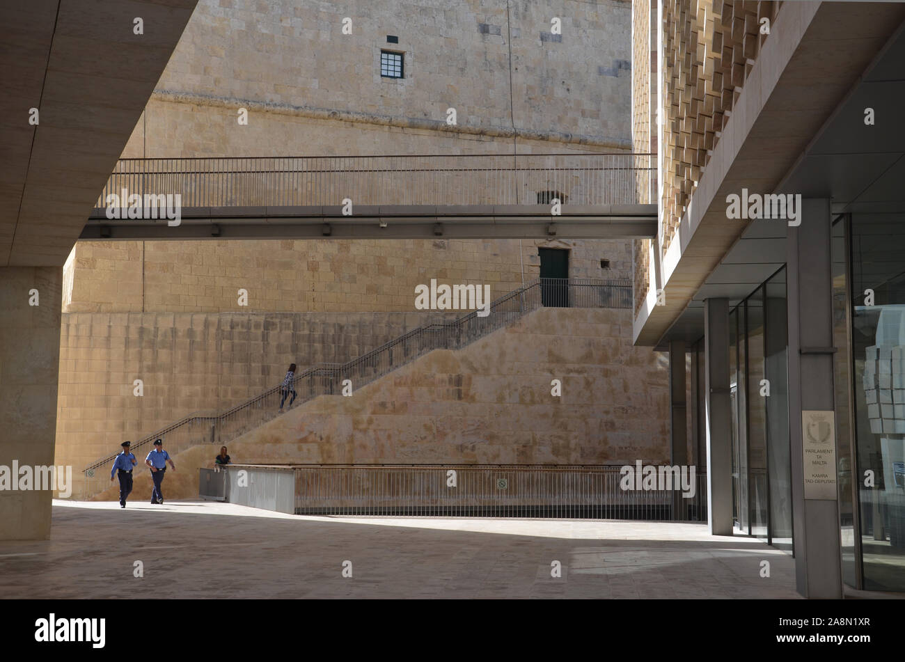 La Casa del Parlamento, La Valletta Foto Stock