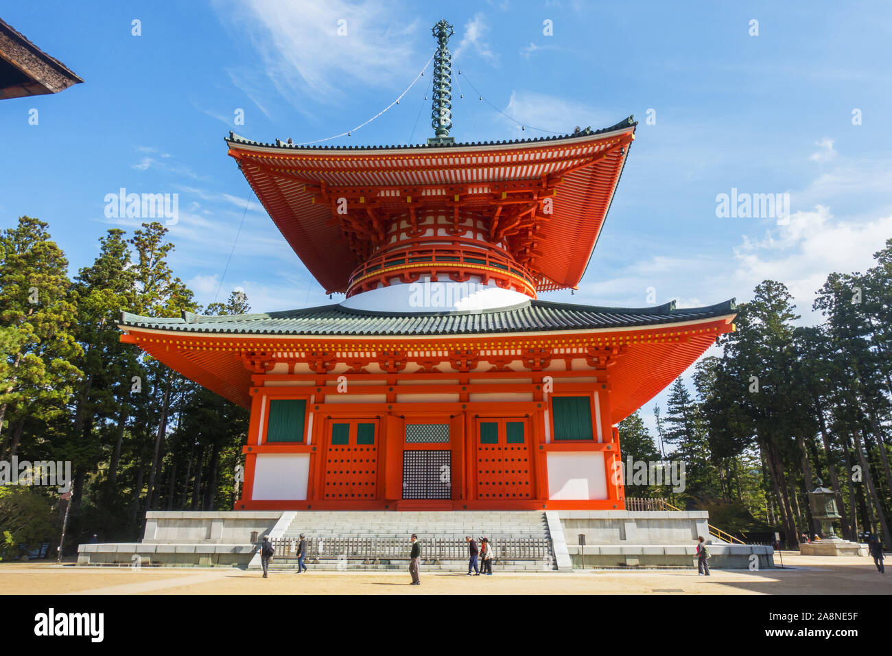 Prefettura di Wakayama, Giappone - Ottobre 31st, 2019: Mount Koya, il nome comune di un tempio enorme insediamento nella prefettura di Wakayama. Foto Stock