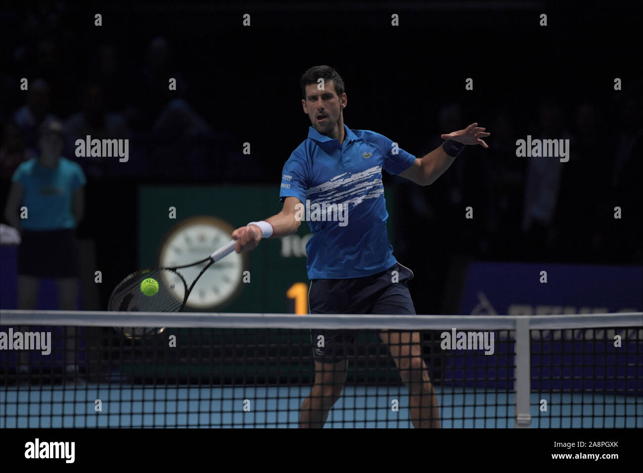 Londra, Italia. Decimo Nov, 2019. djokovic durante Nitto ATP Finals - Tennis intenzionali - Credito: LPS/Roberto Zanettin/Alamy Live News Foto Stock