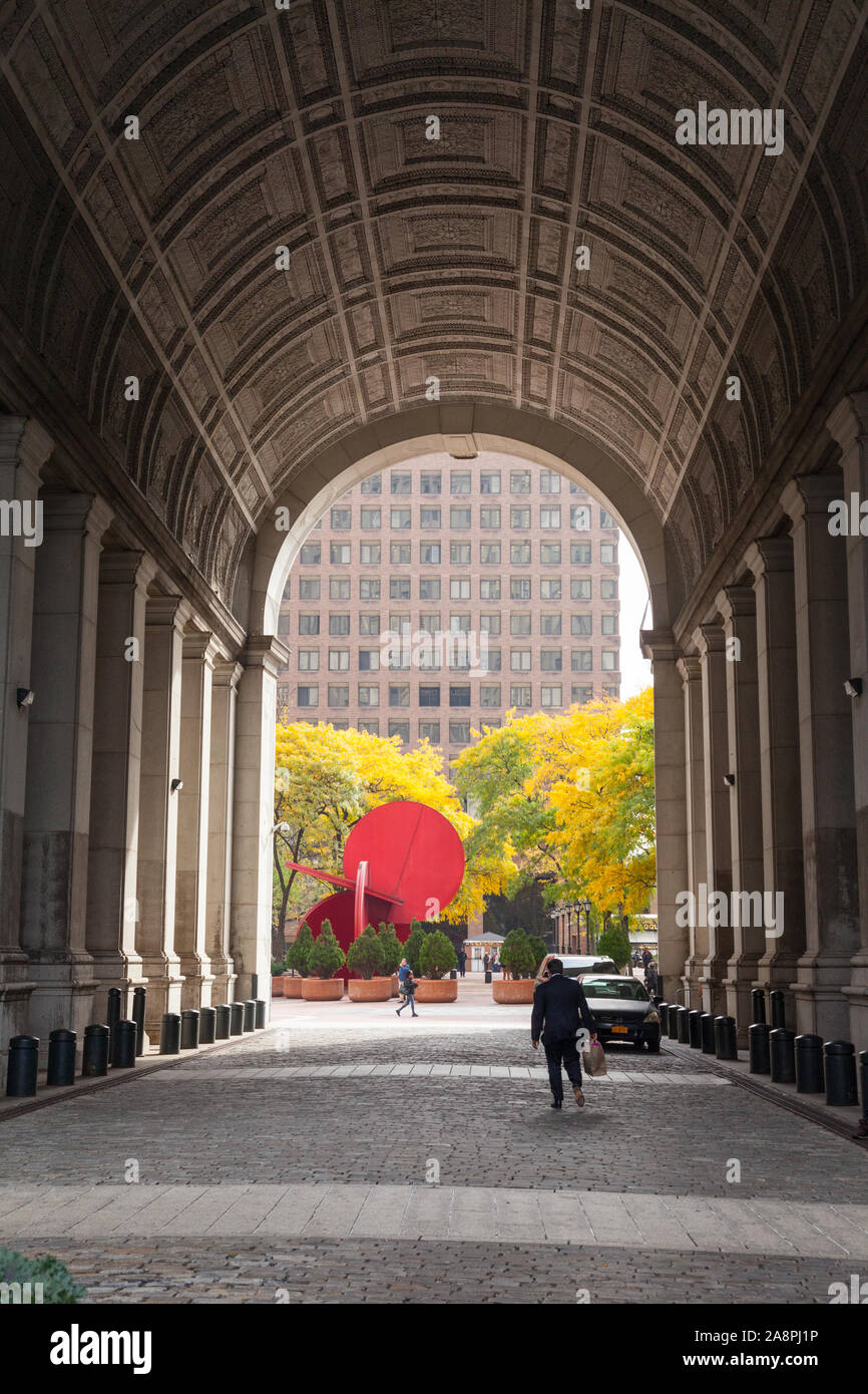 Edificio Comunale a Manhattan, New York City, Stati Uniti d'America. Foto Stock