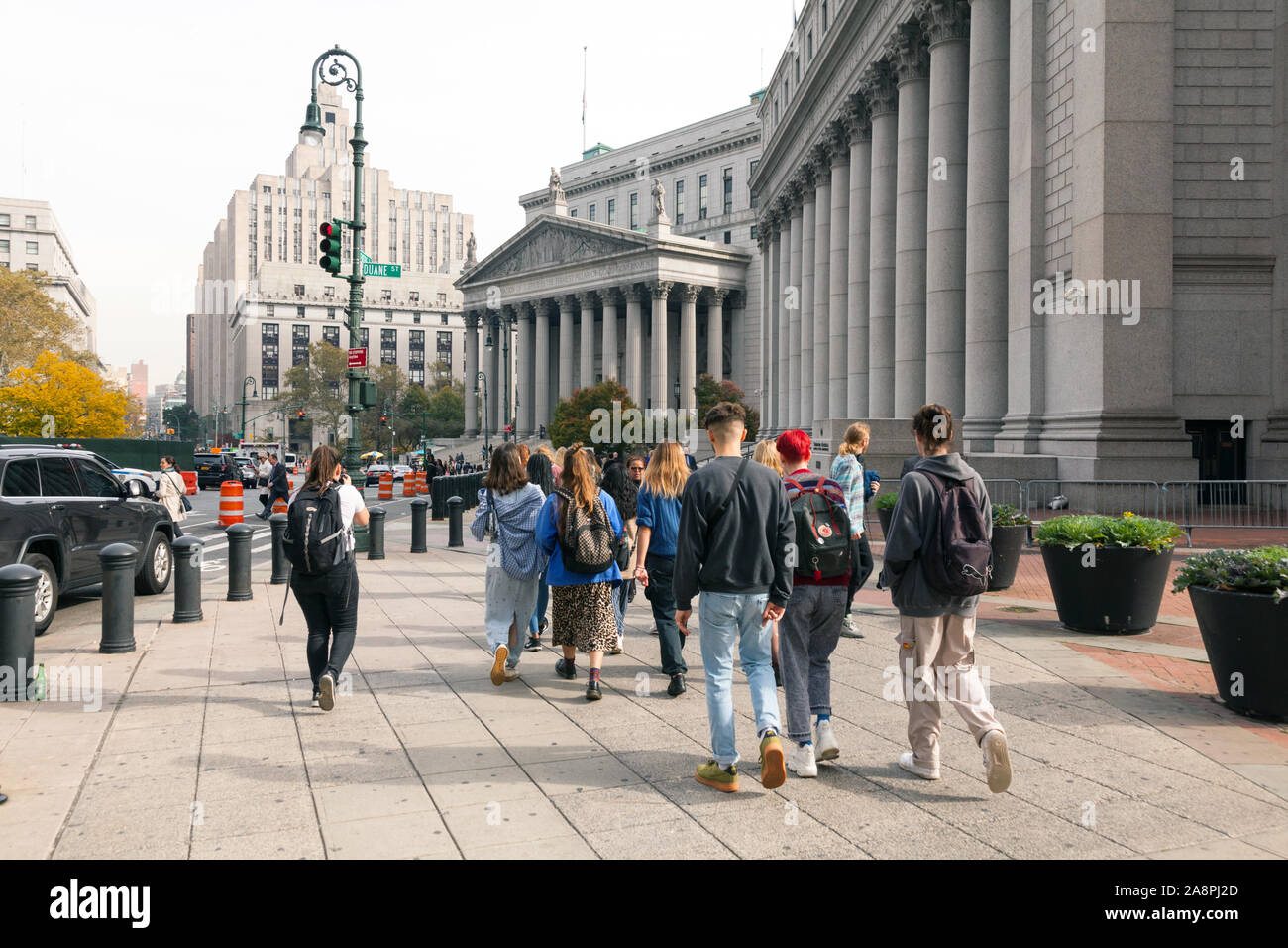 Corte Suprema di New York , il Centro Civico quartiere di Lower Manhattan, New York City, Stati Uniti d'America. Foto Stock