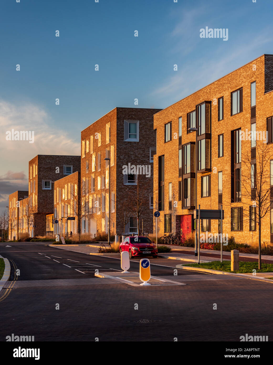 Cambridge Eddington - Eddington è un alloggiamento a sviluppo dalla Università di Cambridge finalizzate ad alleviare il sovraffollamento in Cambridge. Aperto 2017 Foto Stock