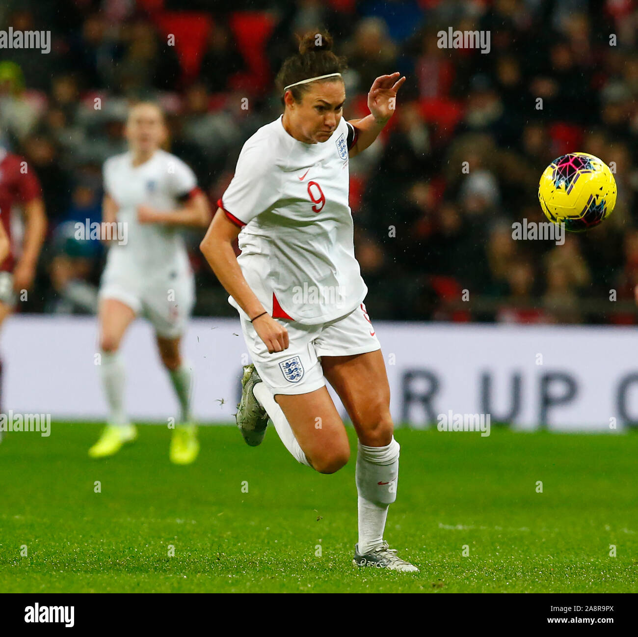 Londra, Inghilterra. Novembre 09: Jodie Taylor di Inghilterra donne durante le donne amichevole internazionale tra le donne in Inghilterra e in Germania le donne a Wembley s Foto Stock