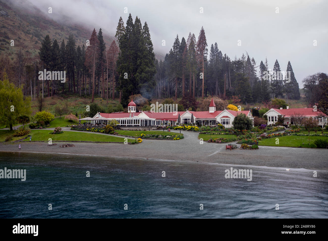 Foto di Tim Cuff - 9 Ottobre 2019 - TSS Earnslaw steamship, Lago Waktipu, Queenstown, New Zealand Nuova Zelanda Foto Stock