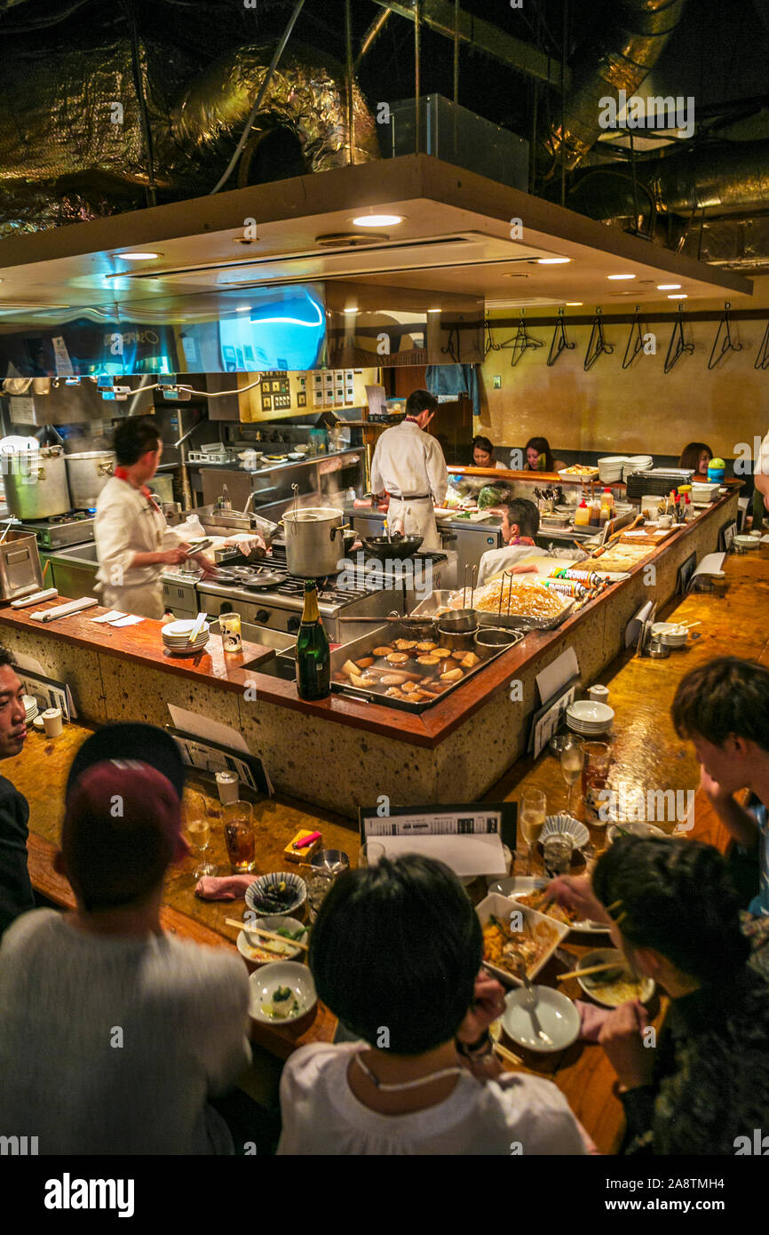 35 passi ristorante Bistro, Izakaya, Shibuya, Tokyio, Giappone, Asia Foto Stock