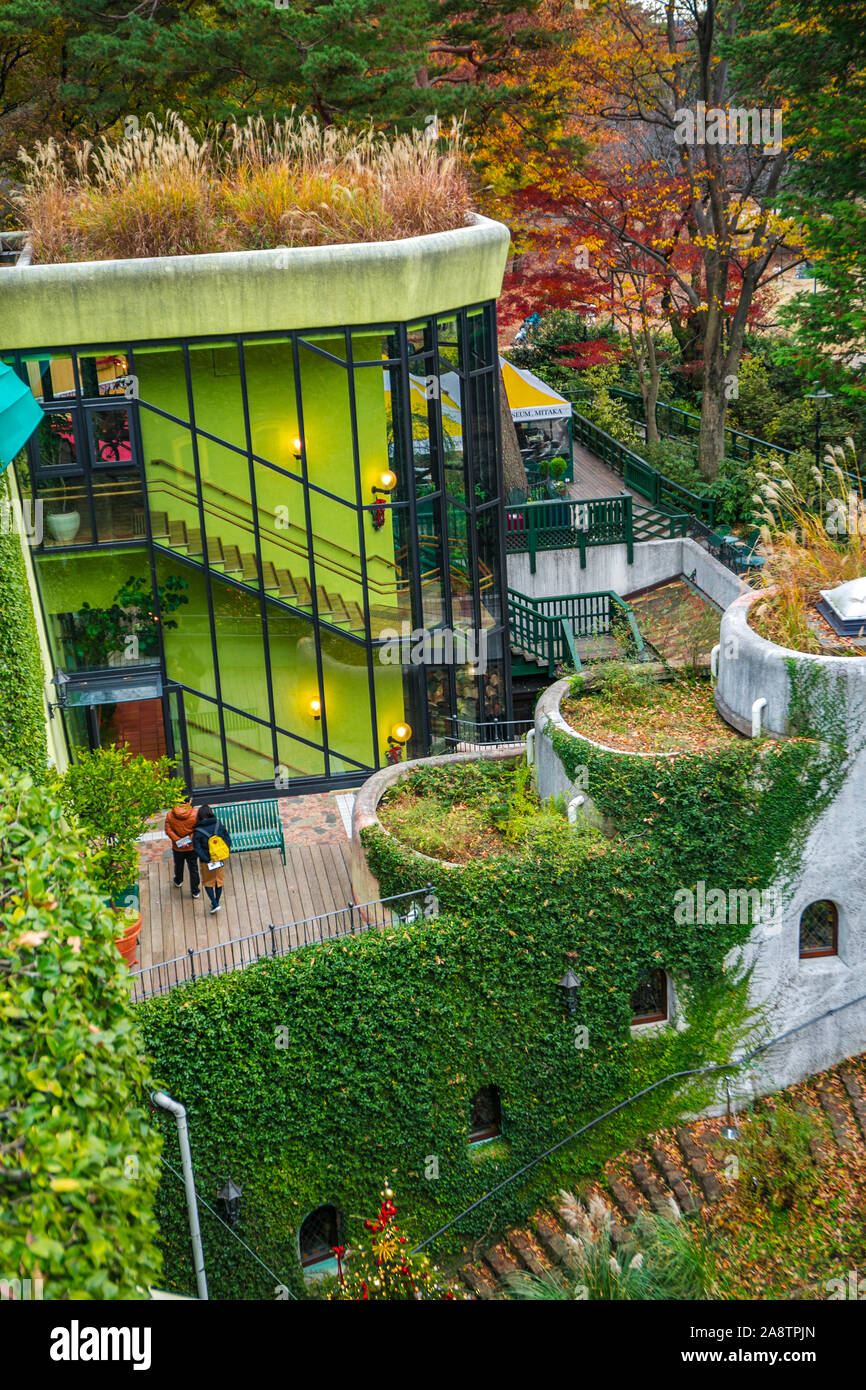 Ghibli museum, l'animazione e il museo d'arte di Miyazaki Hayao's Studio Ghibli, uno del Giappone più famosi studios di animazione. Città Mitaka, regione di Kanto Foto Stock