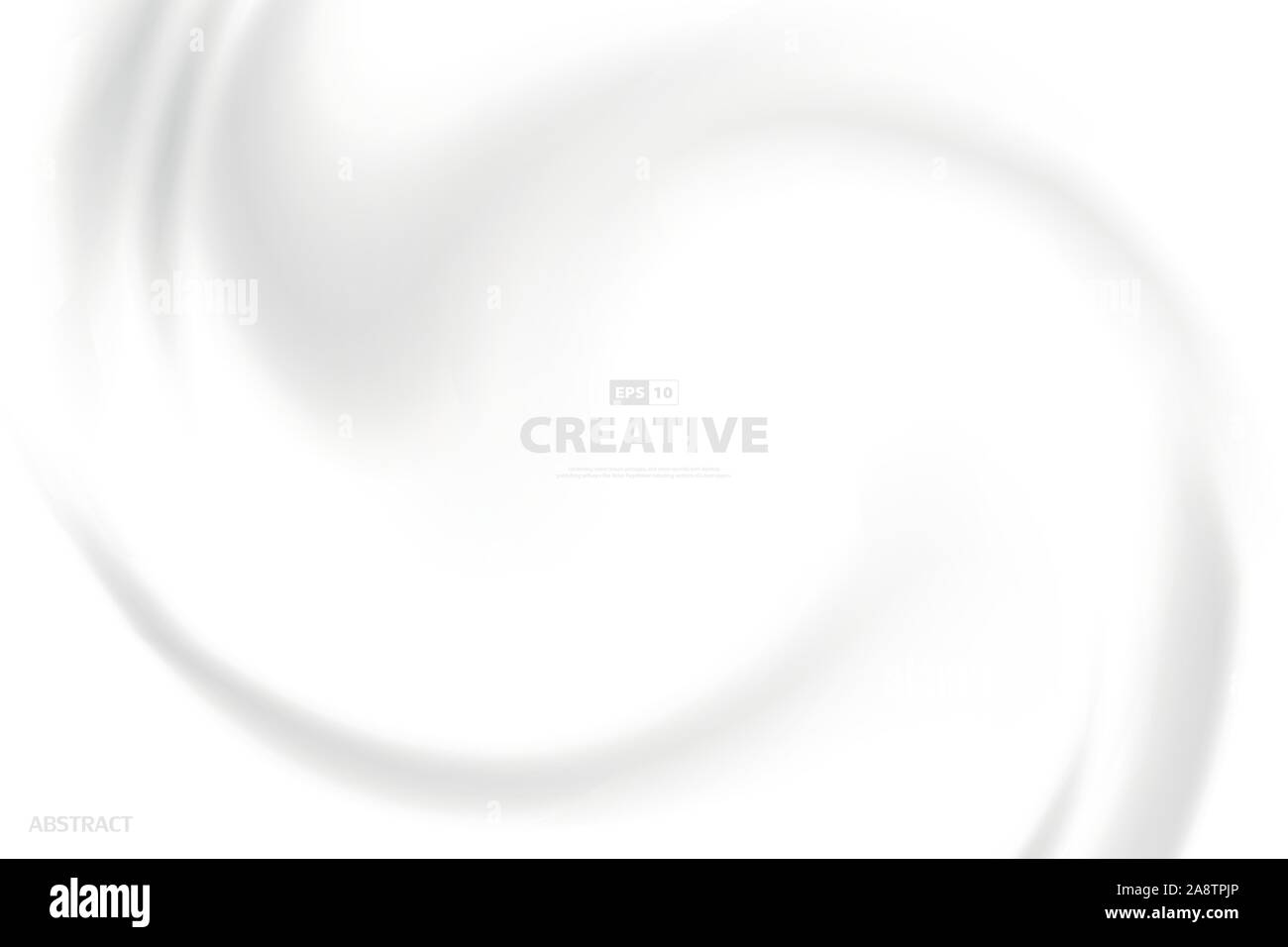 Abstract tela bianca design di turbolenza per foglio illustrazione dello sfondo. Utilizzare per creare poster, annuncio, modello, presentazione. illustrazione eps vettoriali10 Illustrazione Vettoriale