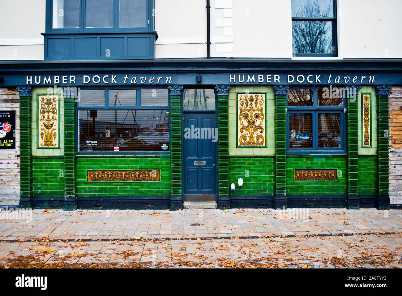 Il Humber Dock Tavern, Humber Dock Street, Hull, East Riding of Yorkshire, Inghilterra Foto Stock