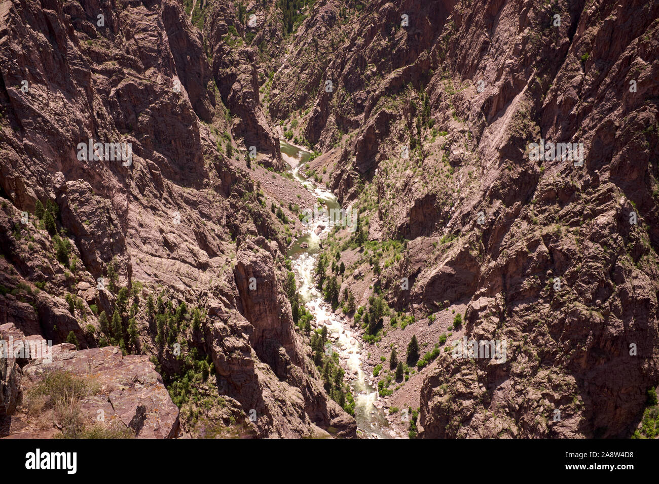 Black Canyon del Gunnison, Colorado, STATI UNITI D'AMERICA Foto Stock