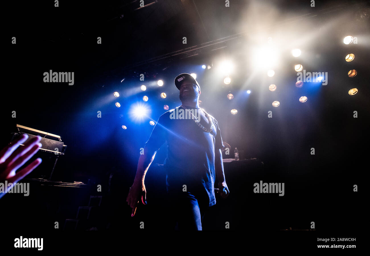 Copenhagen, Danimarca. 07th, novembre 2019. Il rapper americano e paroliere Xzibit esegue un concerto dal vivo a Pumpehuset in Copenhagen. (Photo credit: Gonzales foto - Joe Miller). Foto Stock