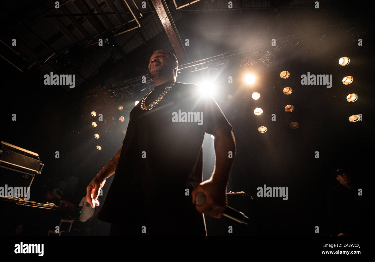 Copenhagen, Danimarca. 07th, novembre 2019. Il rapper americano e paroliere Xzibit esegue un concerto dal vivo a Pumpehuset in Copenhagen. (Photo credit: Gonzales foto - Joe Miller). Foto Stock