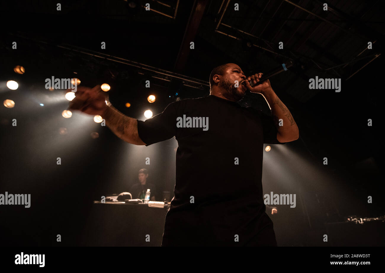 Copenhagen, Danimarca. 07th, novembre 2019. Il rapper americano e paroliere Xzibit esegue un concerto dal vivo a Pumpehuset in Copenhagen. (Photo credit: Gonzales foto - Joe Miller). Foto Stock