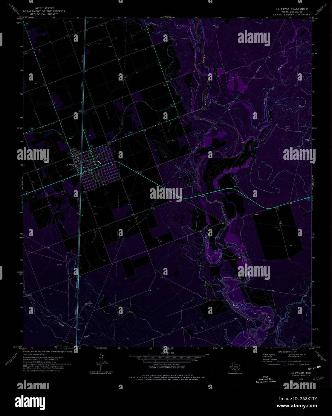 La pryor texas mappa immagini e fotografie stock ad alta risoluzione