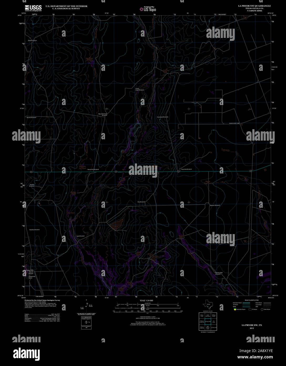 La pryor texas mappa immagini e fotografie stock ad alta risoluzione