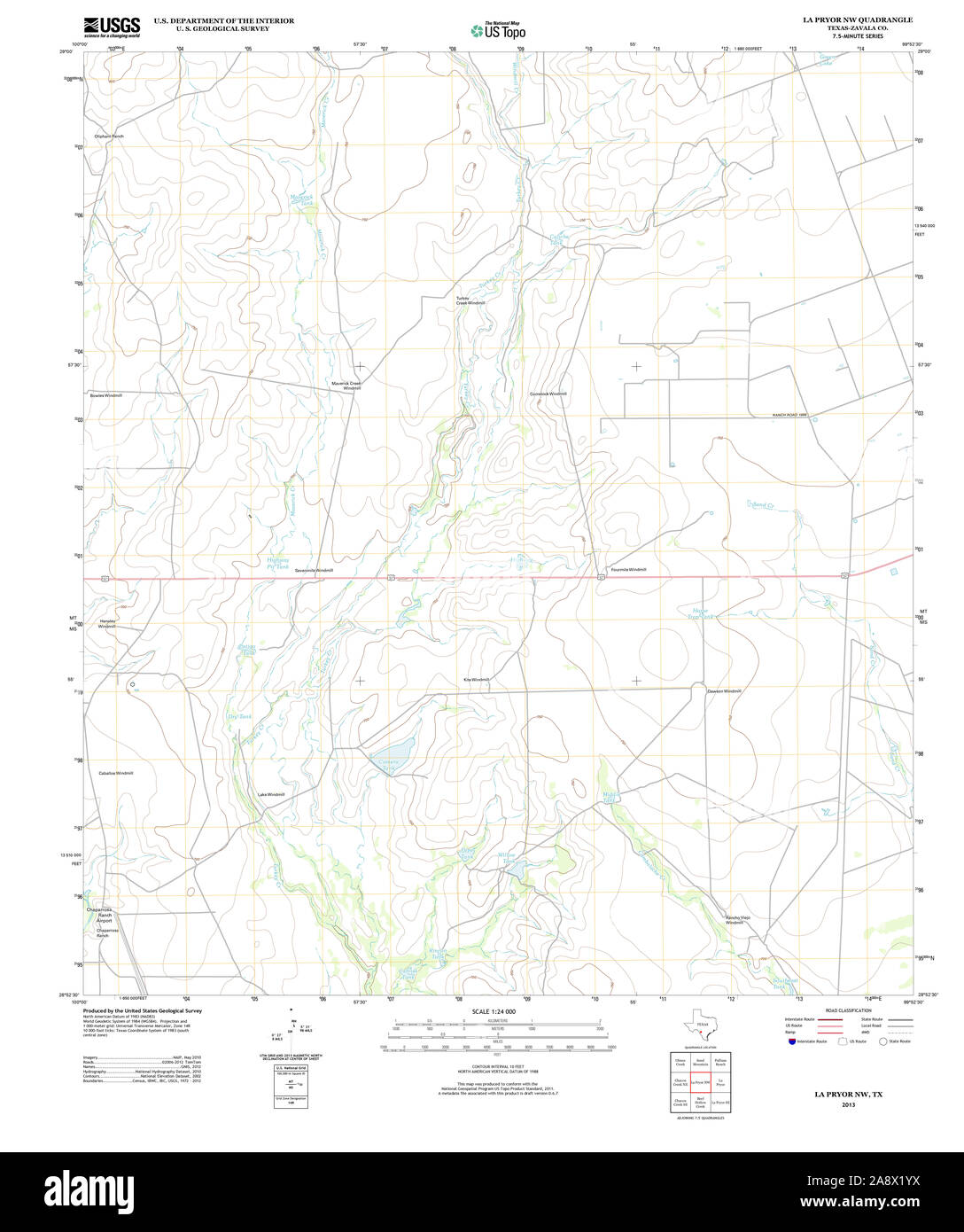 Mappa di la pryor Immagini senza sfondo e Foto Stock ritagliate Alamy