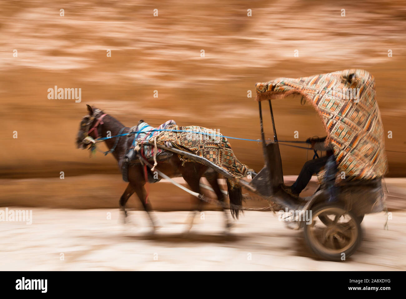 Petra scena Foto Stock