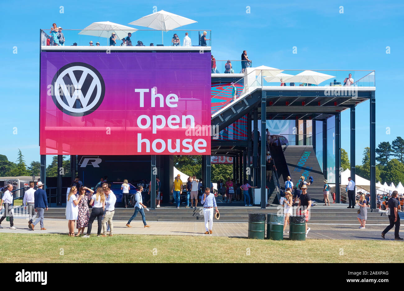 Volkswagen di Open House stand a Goodwood Festival della velocità, 2019 Foto Stock