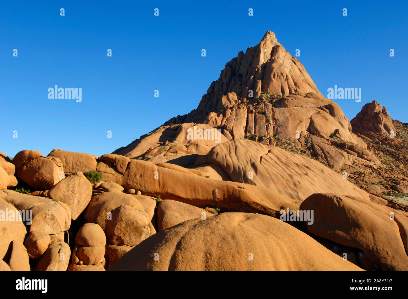 Spitzkoppe in der Abendsonne Foto Stock