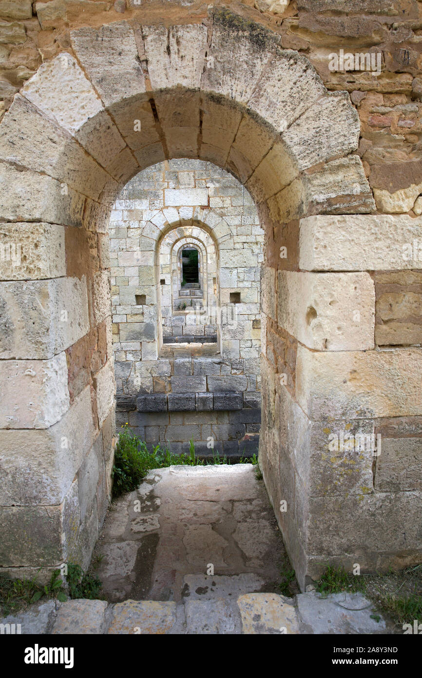 Porte Royale della cittadella a le Château-d'Oléron sull'isola Ile d'Oléron, Charente-Maritime, Francia Foto Stock