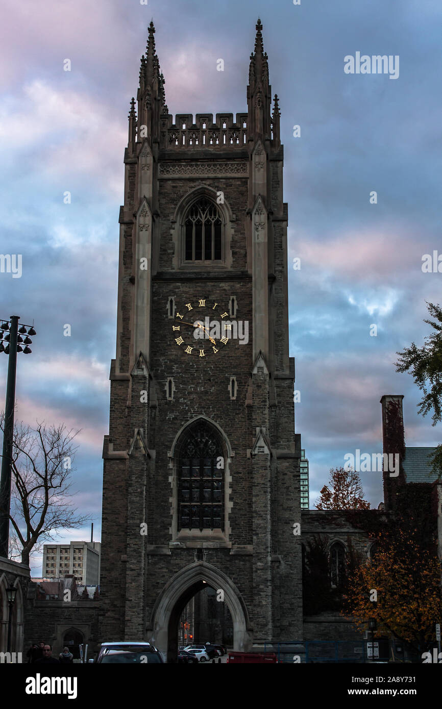 Soldiers Tower - Università di Toronto Foto Stock