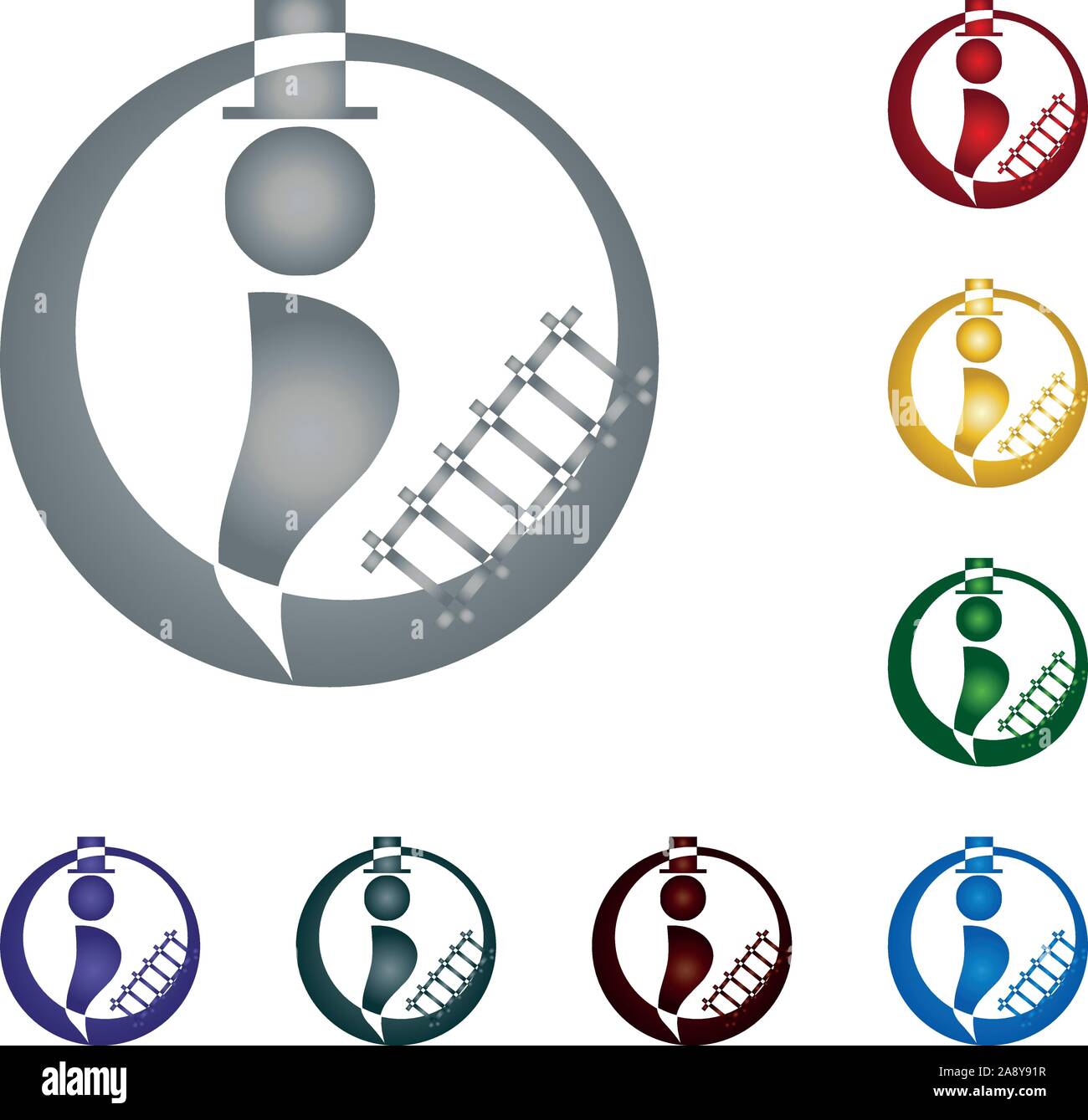 Spazzacamino, uomo, persona, logo, icona Illustrazione Vettoriale