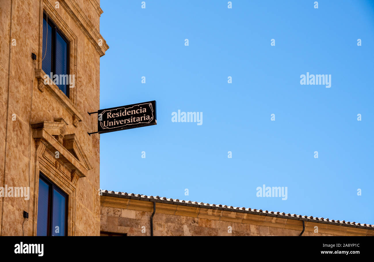 Residence per studenti a l'Università di Salamanca in Spagna Foto Stock