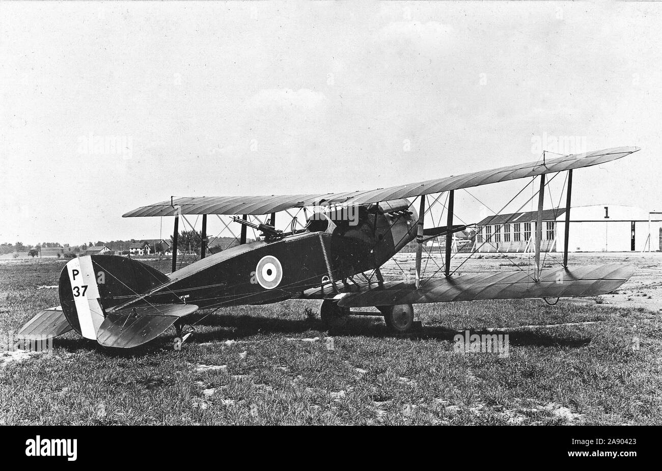 Ca. 1917-1922 posteriore, Bristol aereo. Comitato di Informazione al pubblico. Wilbur Wright campo di aviazione Foto Stock