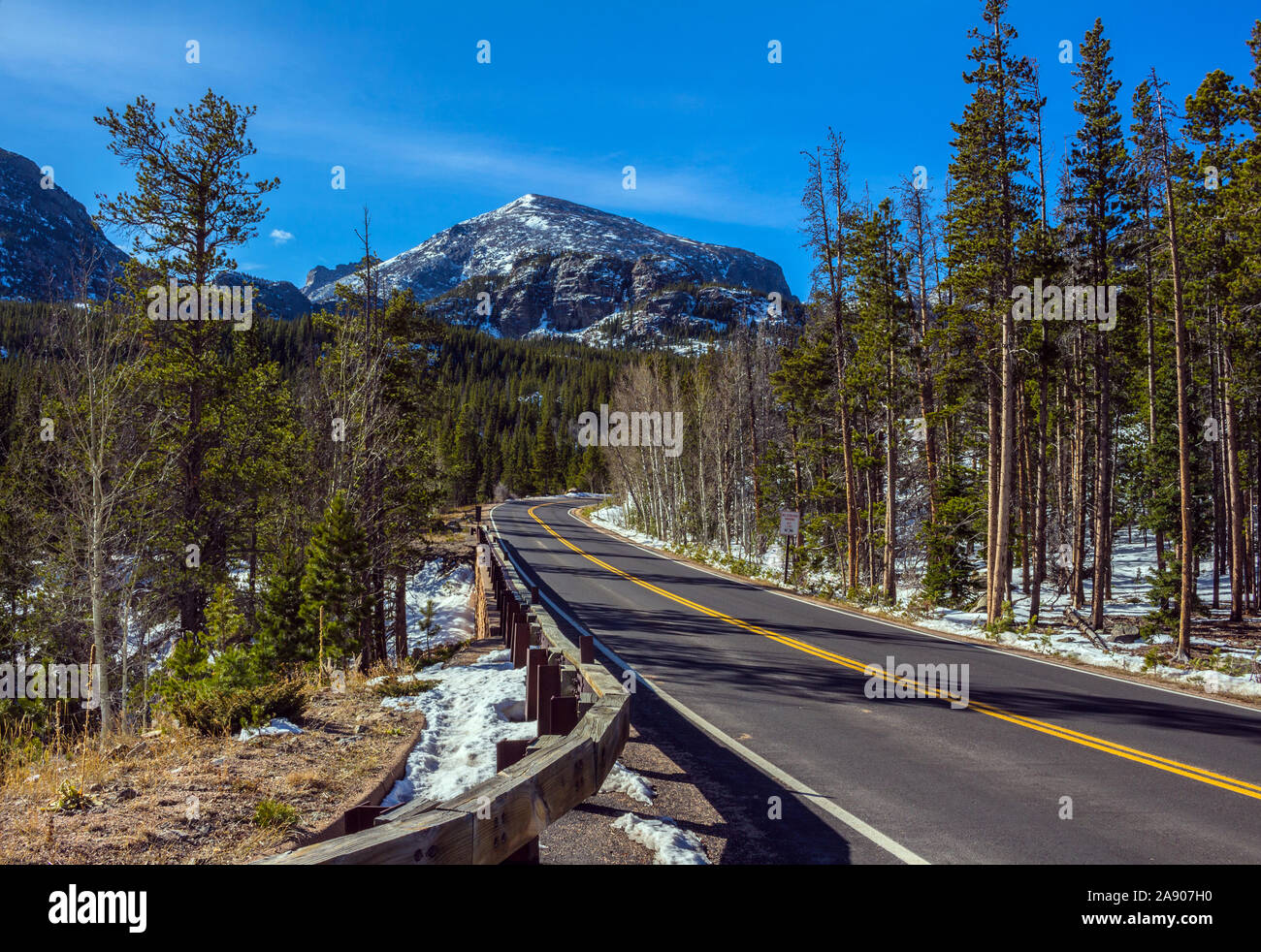 Colorado Rocky Mountain Park Foto Stock