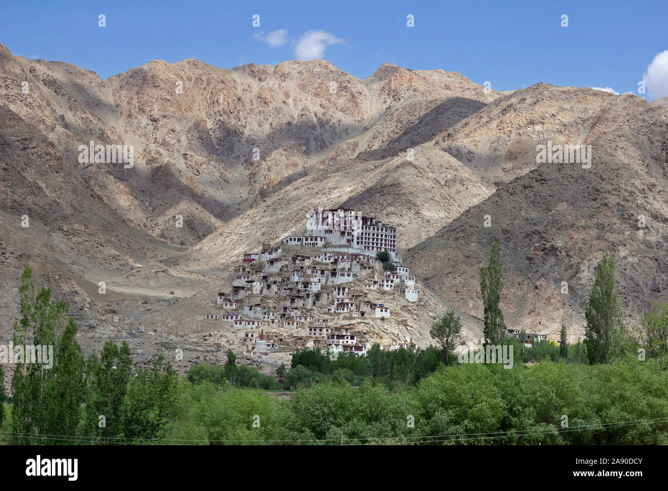 Chemrey monastero o Chemrey Gompa è un 1664 monastero Buddista, Jammu e Kashmir India Foto Stock