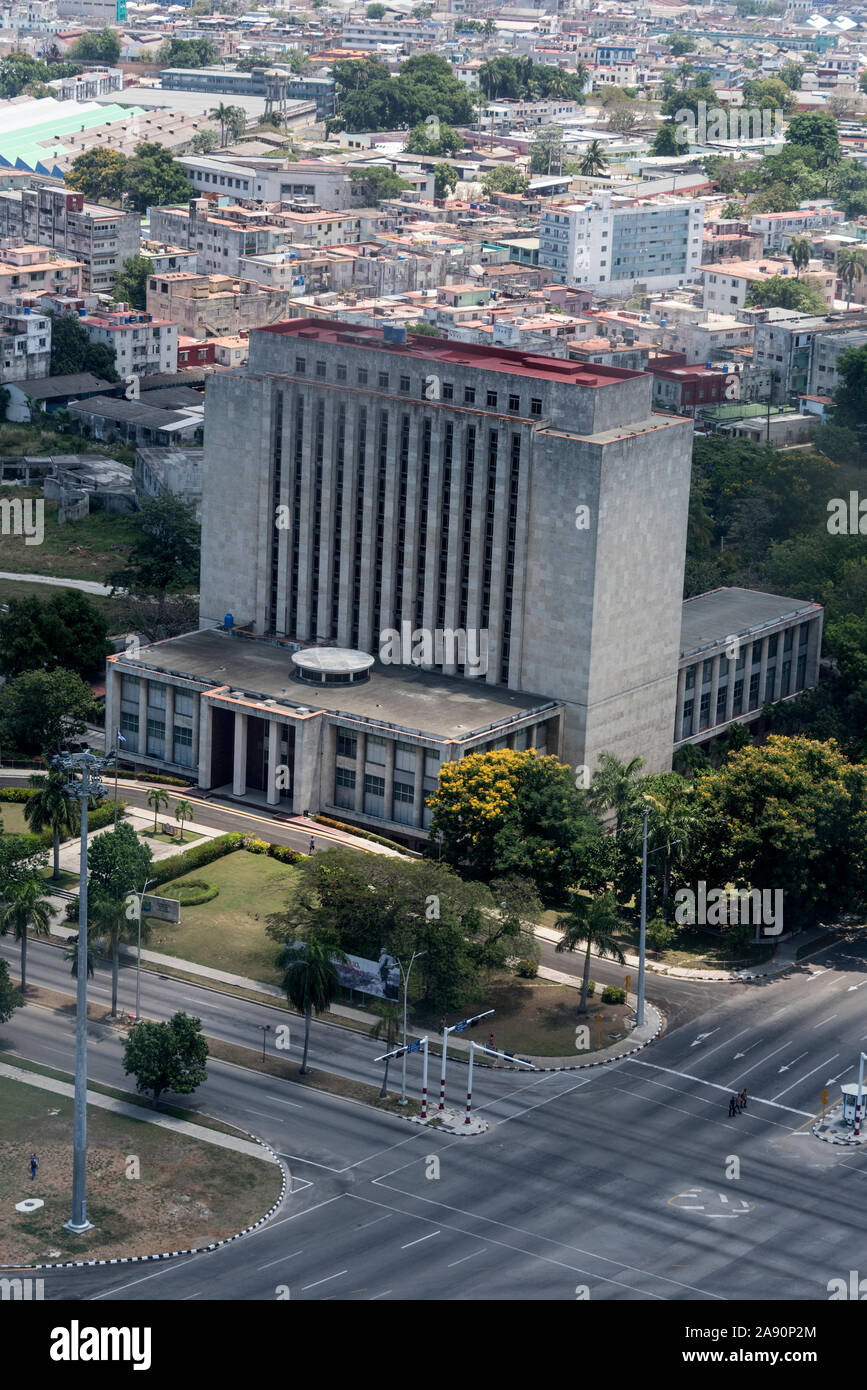 Biblioteca Nazionale José Martí - Biblioteca Nacional José Martí in Plaza de la Plaza de Revolucion all Avana, Cuba Foto Stock
