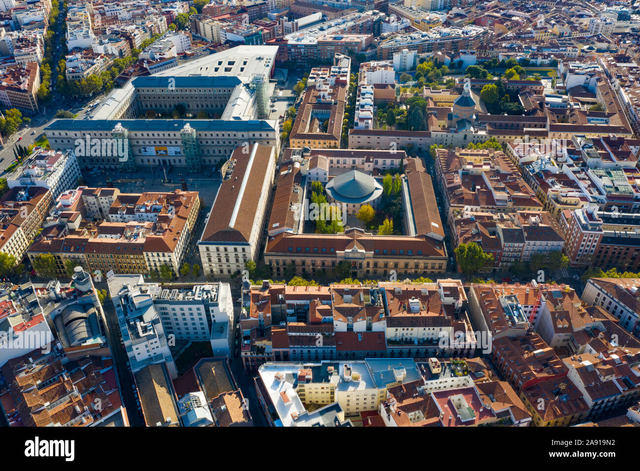 Ilustre Colegio Oficial de Médicos de Madrid, scuola ufficiale dei Medici di Madrid, Madrid, Spagna Foto Stock