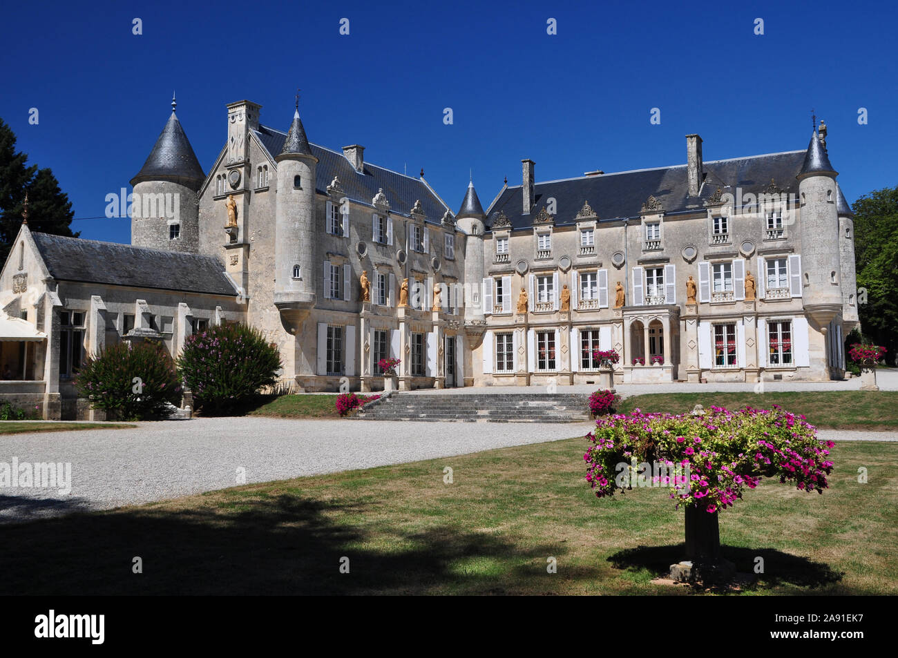 Chateau de Terre Neuve , Vendee, Francia Foto Stock