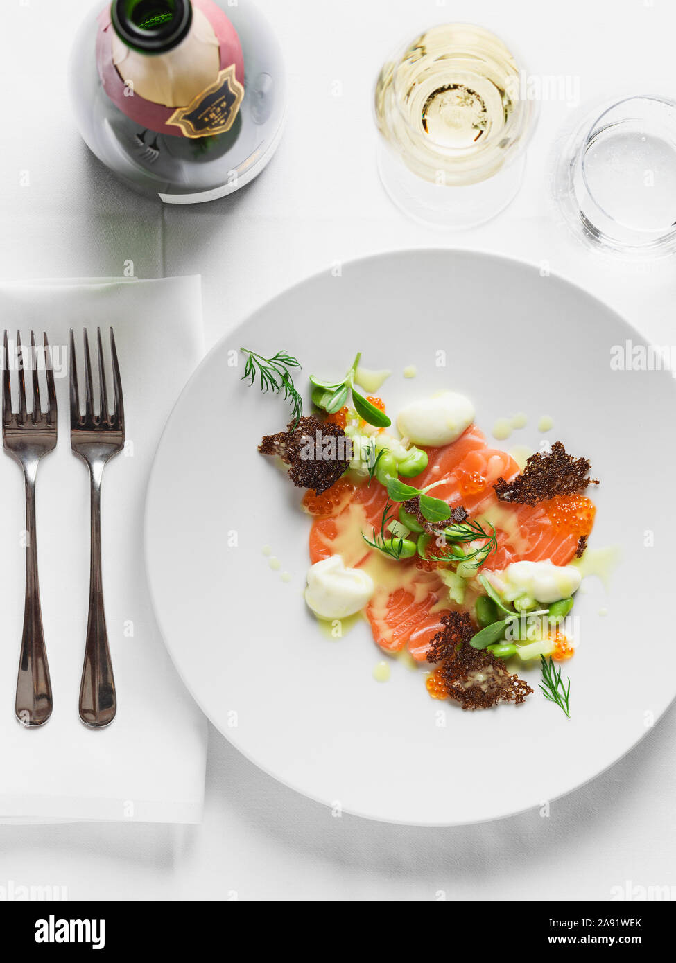 Antipasto su piastra Foto Stock